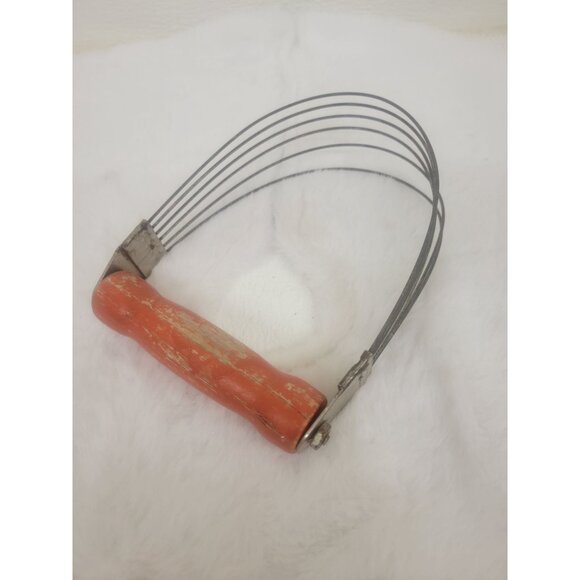 Vintage Pastry Cutter Androck USA with Orange Wood Handle - Picture 2 of 6